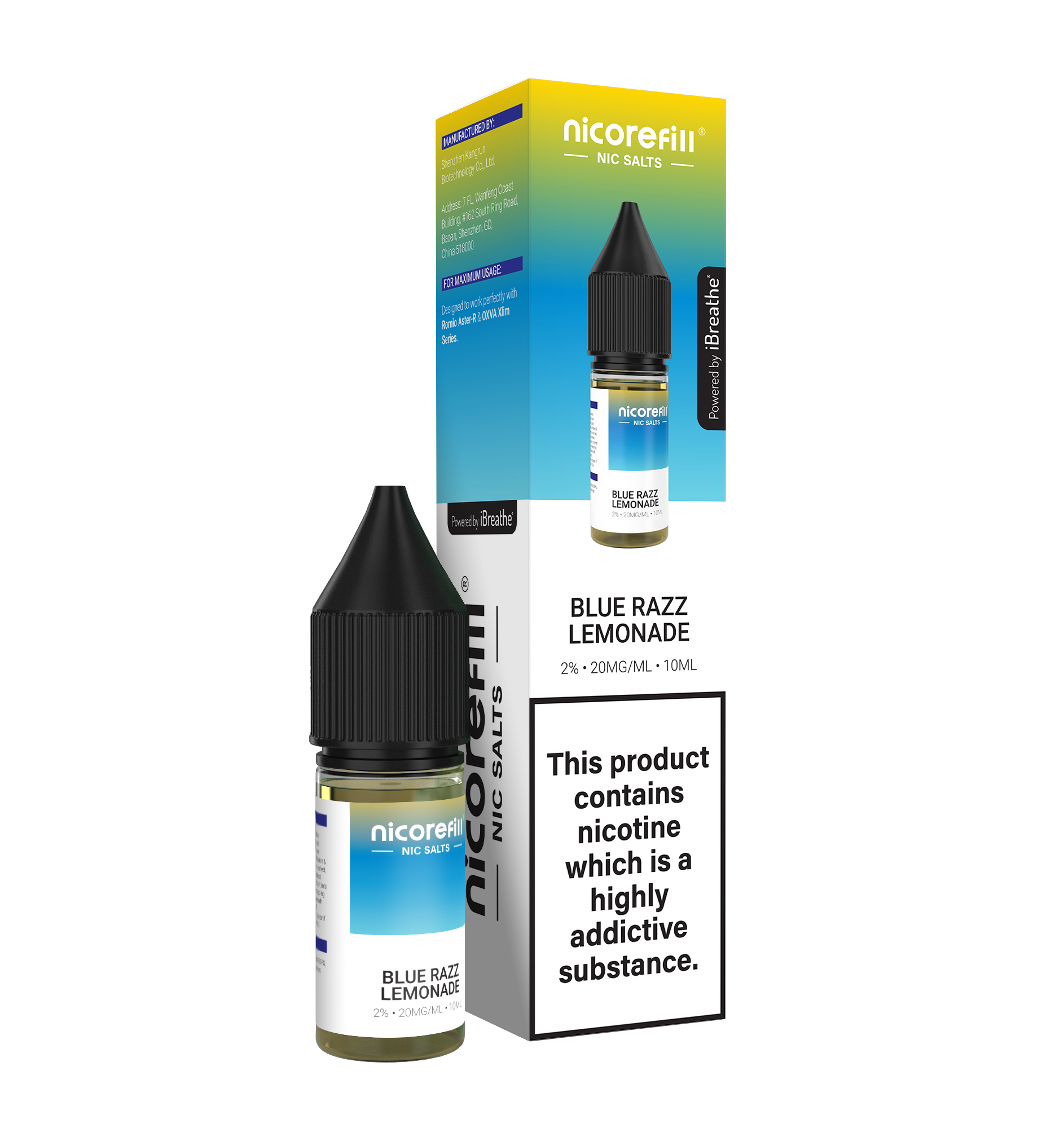 Nicorefill Blue Razz Lemonade