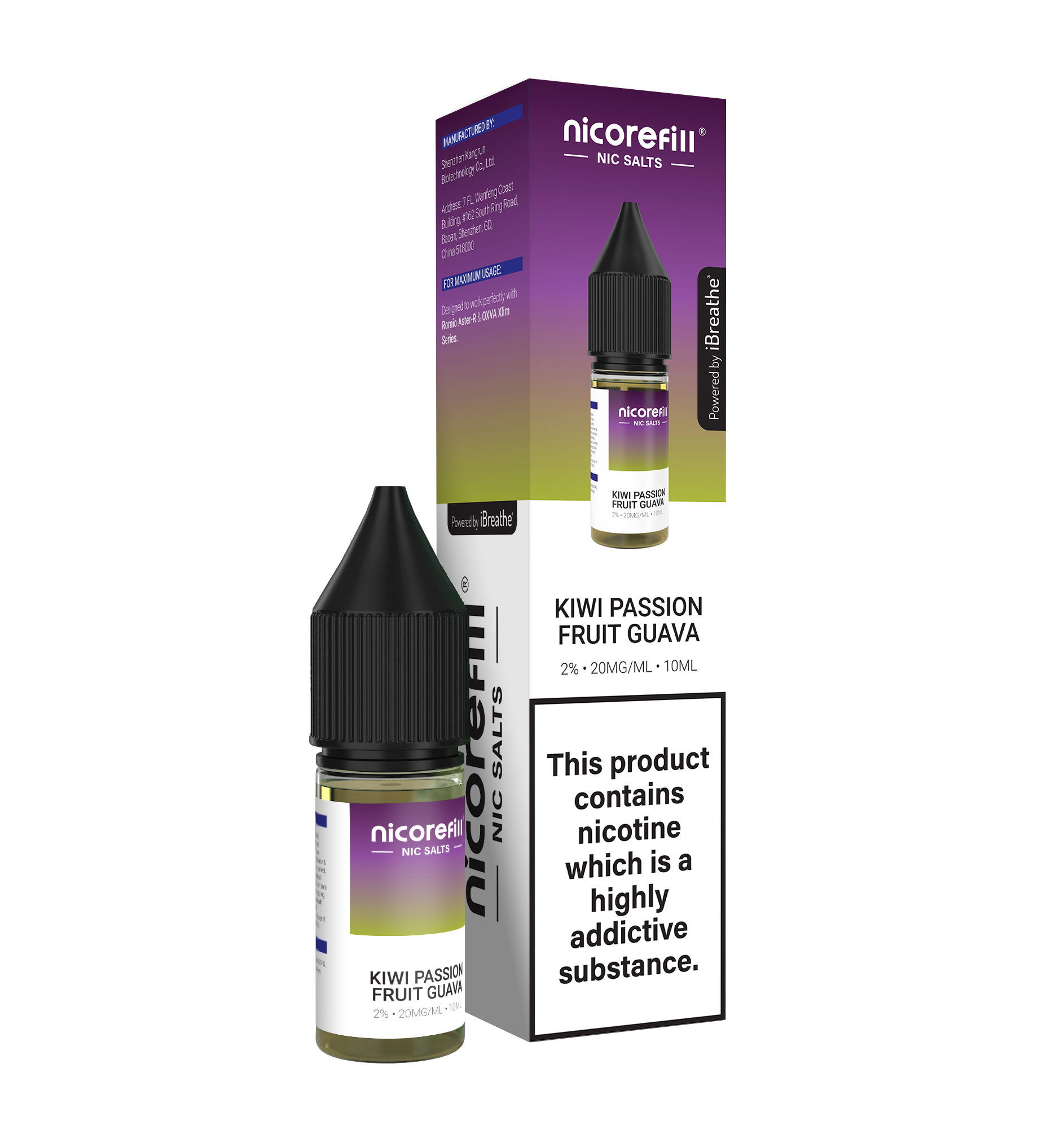 Nicorefill Kiwi Passion Fruit Guava