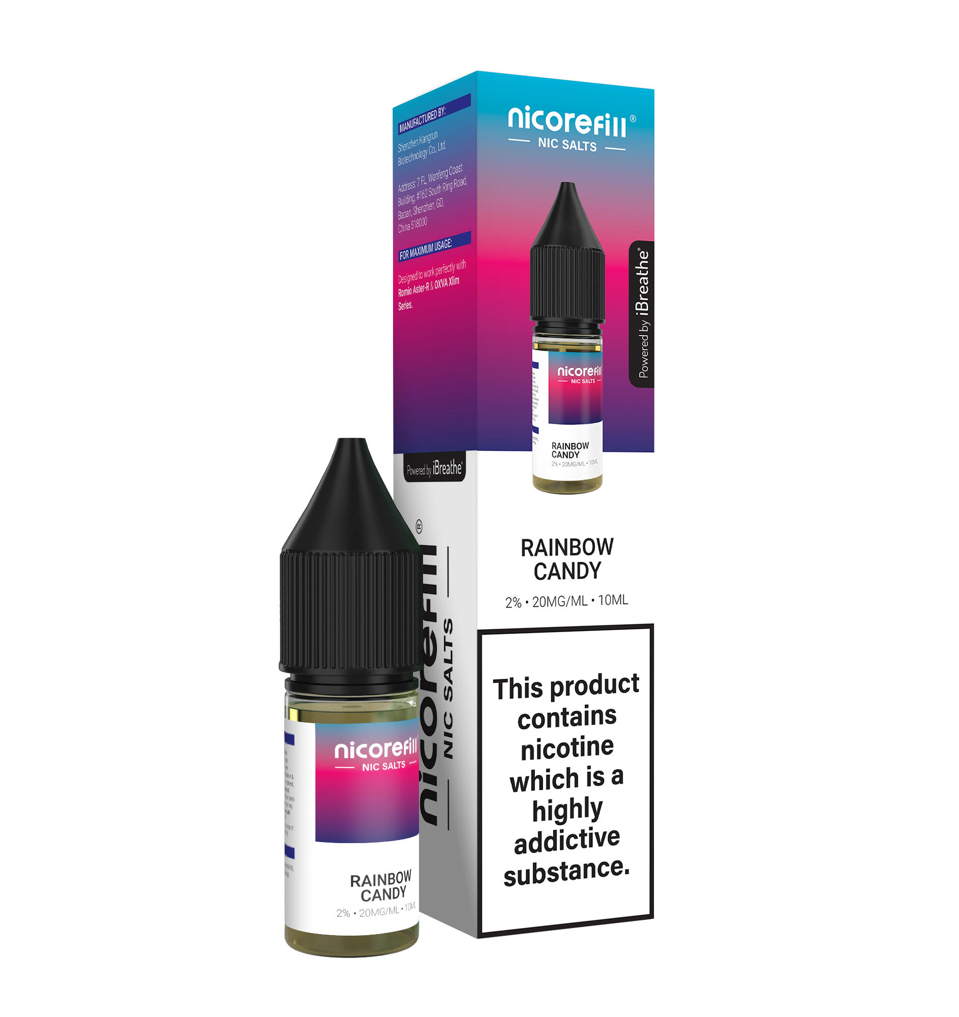 Nicorefill Rainbow Candy
