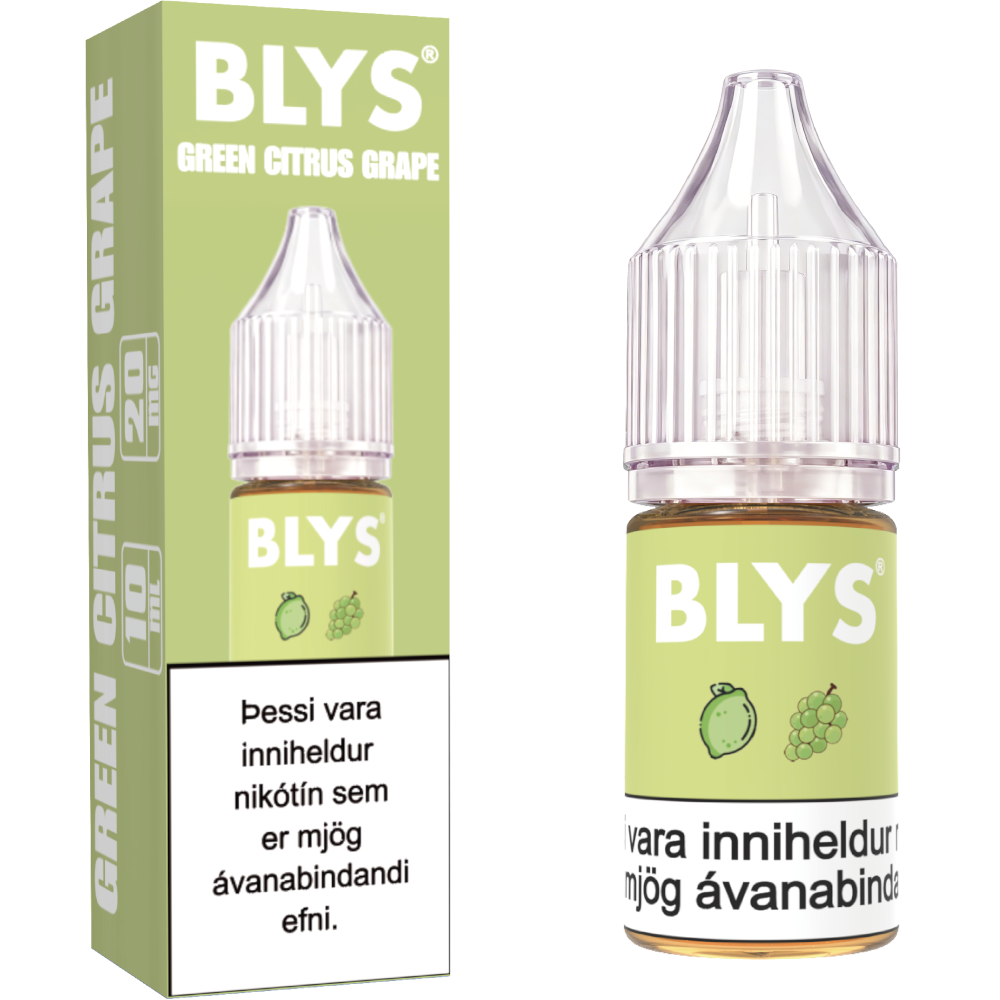 BLYS Vökvi Green Citrus Grape