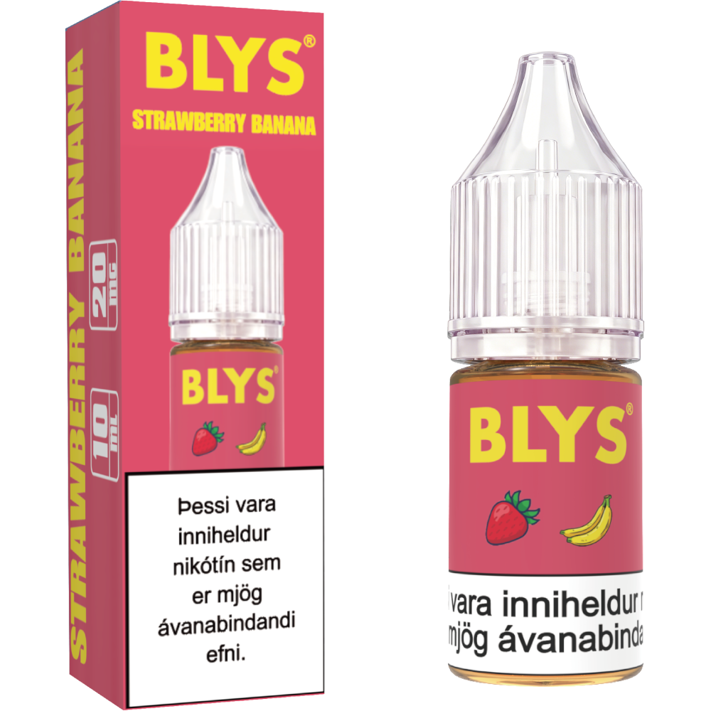 BLYS Vökvi Strawberry Banana