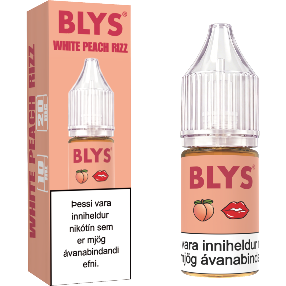 BLYS Vökvi White Peach Rizz