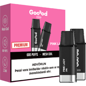 GodPod 2x áfylling Pink Lady