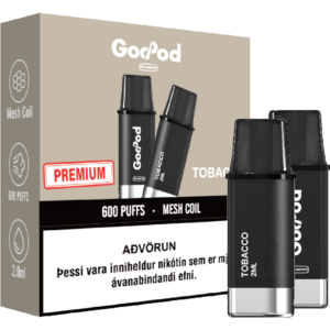 GodPod 2x áfylling Tobacoo